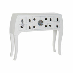 Meuble d'Entrée DKD Home Decor Blanc Argenté 98 x 26 x 80 cm