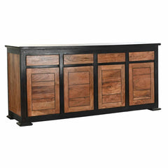Buffet DKD Home Decor Noir Naturel Acacia 200 x 45 x 86 cm