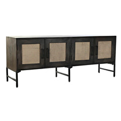 Buffet DKD Home Decor   Marron Rotin Bois de manguier 155 x 40 x 61,5 cm