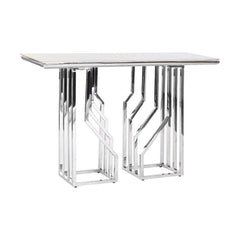 Meuble d'Entrée DKD Home Decor Blanc Argenté 120 x 40 x 78 cm