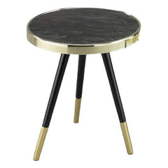 Table d'appoint DKD Home Decor Verre Acier (42,5 x 42,5 x 48 cm)