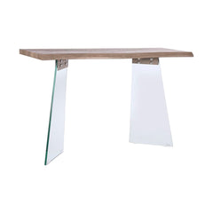Meuble d'Entrée DKD Home Decor Transparent Gris clair 120 x 40 x 76 cm