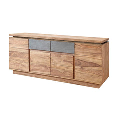 Buffet DKD Home Decor Gris Naturel Bois 175 x 45 x 72 cm