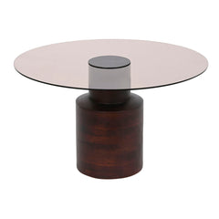 Table Basse DKD Home Decor Verre Bois de manguier 80 x 80 x 40 cm