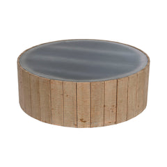 Table Basse Home ESPRIT Sapin Bois MDF 90 x 90 x 30 cm