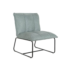 Fauteuil Home ESPRIT Noir Vert Métal 66 x 71 x 77 cm