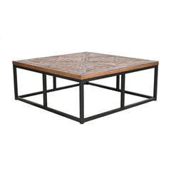 Table Basse Home ESPRIT Bois Métal 120 x 120 x 45 cm