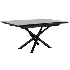 Table de Salle à Manger Home ESPRIT Noir Gris Métal Céramique 160 x 90 x 76 cm