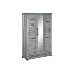 Armoire Home ESPRIT Container Bleu ciel Métal 112 x 46 x 174 cm