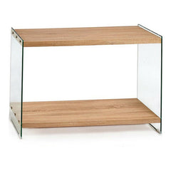 Meuble d'Entrée Gift Decor Marron Transparent Bois 40 x 76 x 120 cm