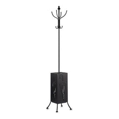 Porte-manteau Gift Decor Noir Métal 34 x 188 x 34 cm porte-parapluie