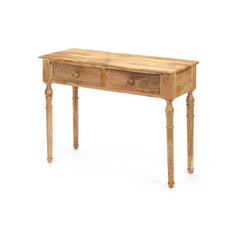 Meuble d'Entrée avec 2 Tiroirs Gift Decor Marron 98 x 77 x 42 cm Rayures