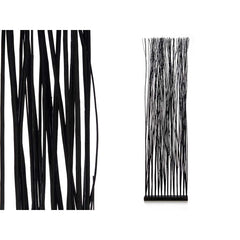 Paravent Gift Decor Varas Noir Bois de saule 50 x 185 x 12 cm